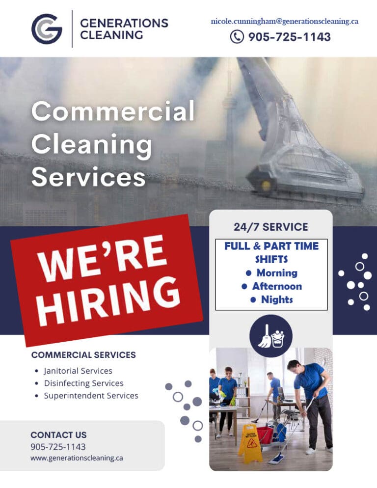 Commercial CleanersOntario Job Centre